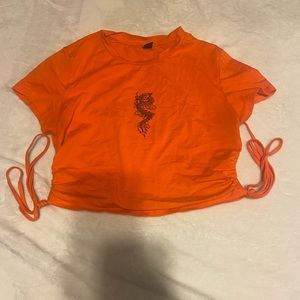orange dragon shirt!
